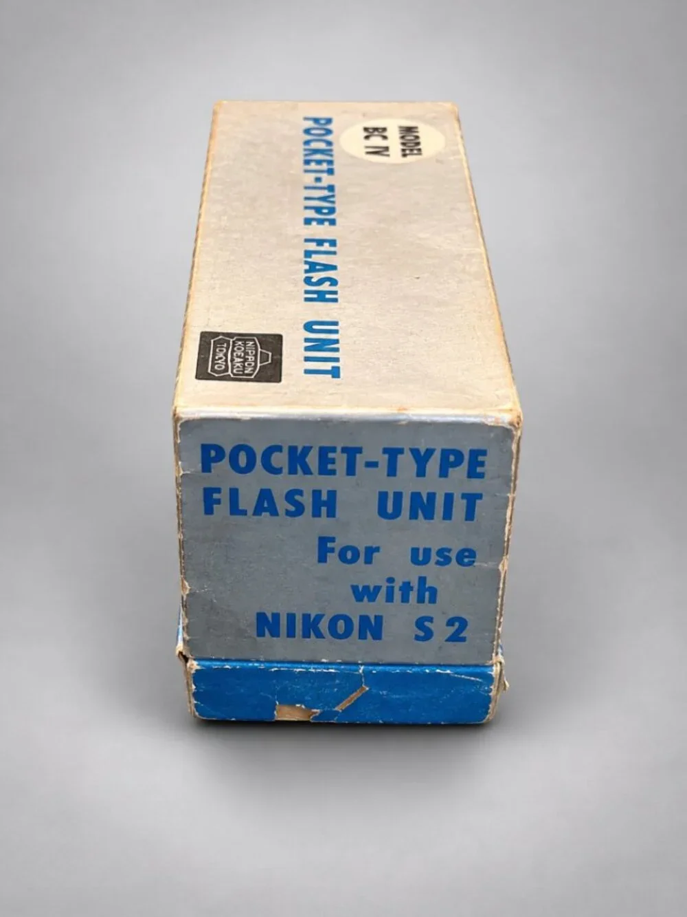 Vintage Nikon BC IV Pocket Flash Unit for Nikon S2 Nippon Kogaku w/ Case & Box